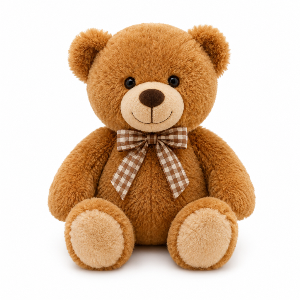 Soft Plush Teddy Bear With Decorative Bow Gift