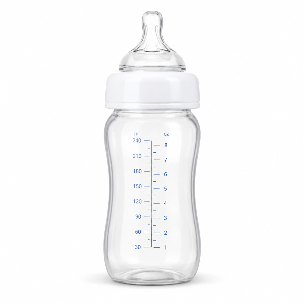 Baby Feeding Bottle With Clear Measurement Scale