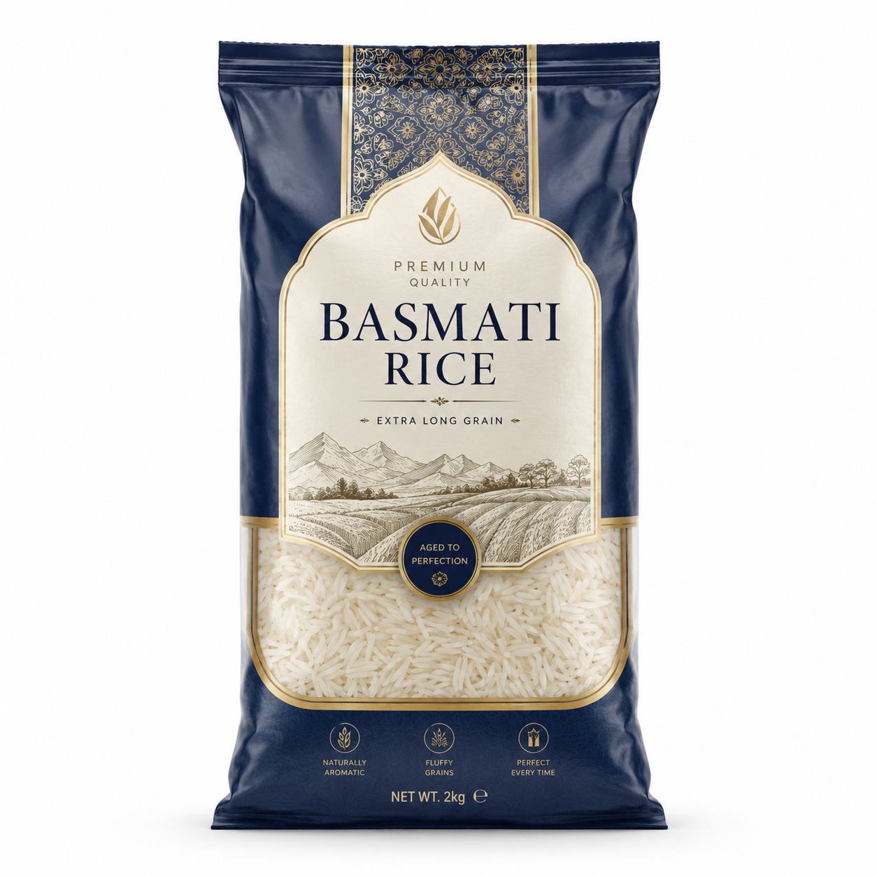 Premium Extra Long Grain Basmati Rice for Family